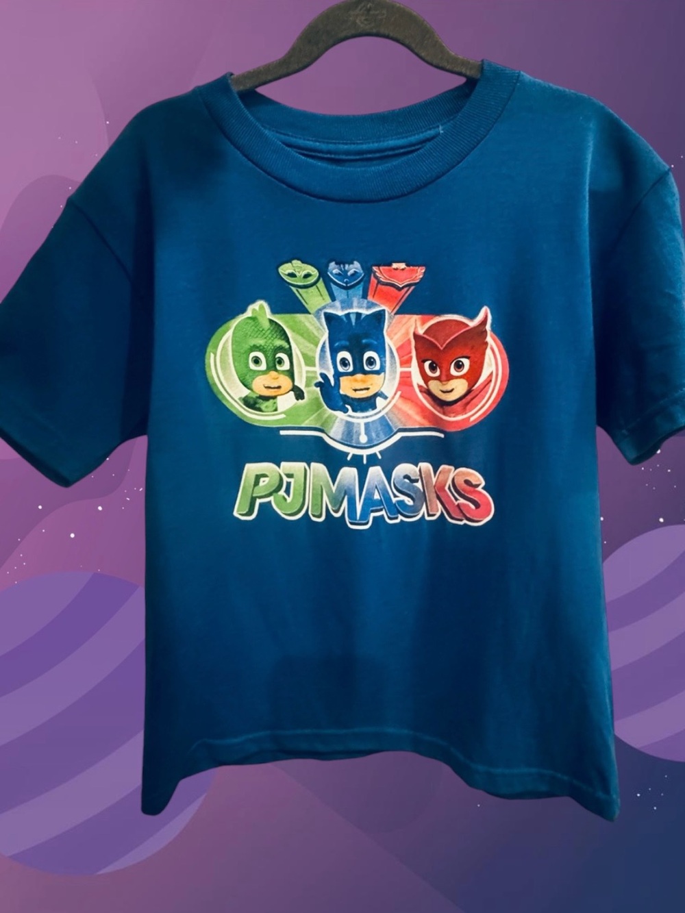 $5 Add-on | PJ Masks Blue Short-Sleeve Graphic Tee